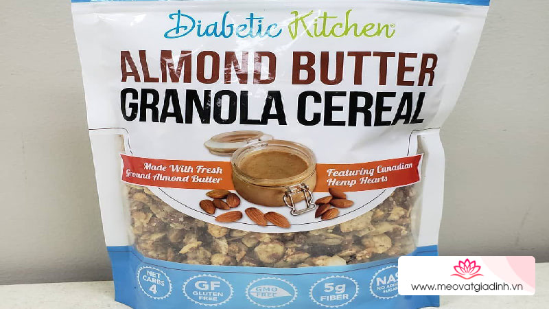 Diabetic Kitchen Almond Butter Granola Cereal