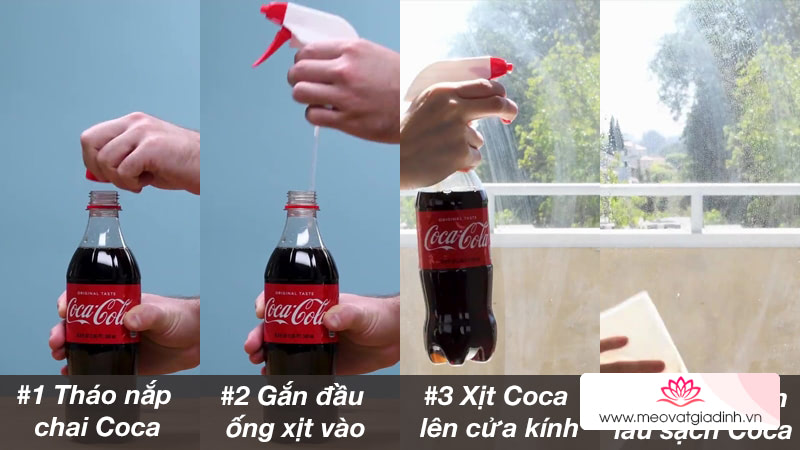 6 công dụng bất ngờ từ Coca cola giúp nhà cửa sạch sẽ!