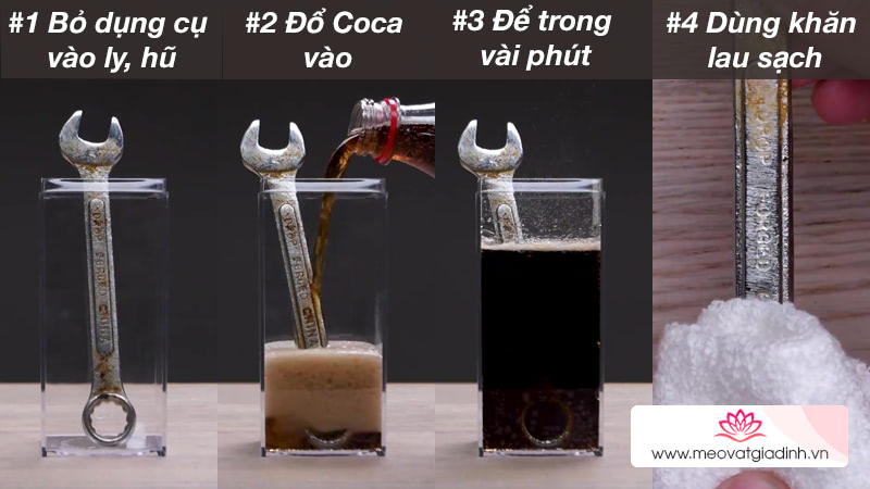 6 công dụng bất ngờ từ Coca cola giúp nhà cửa sạch sẽ!