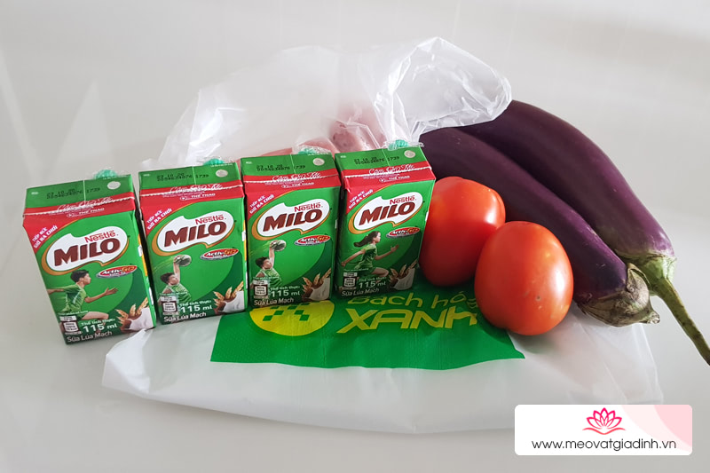 Tặng milo khi mua sắm tại Mẹo vặt Gia đình