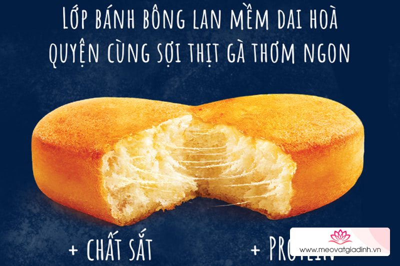 Bánh ăn sáng sợi thịt gà Orion C'est Bon