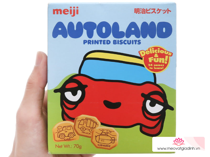 Bánh quy Meiji Autoland hộp 70g