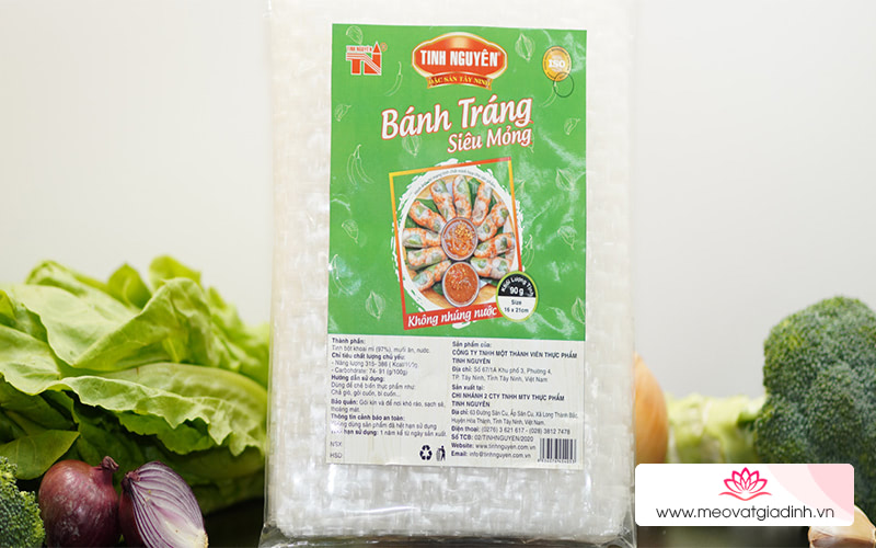 Bánh Tráng mỏng Tinh Nguyên