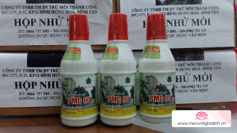 Diệt mối bằng thuốc PMC90 và hộp nhử mối