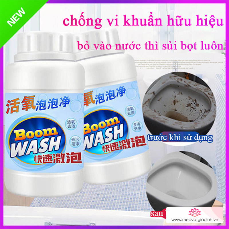 Chỉ cần ngâm thứ này và xả nước thì mọi vết bẩn trên bồn cầu, lồng giặt, bồn rửa mặt đều sạch bóng