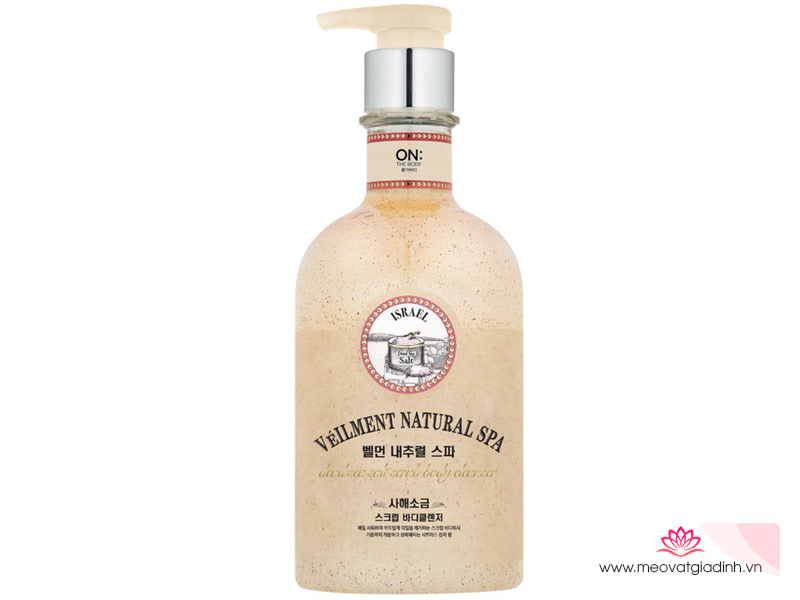 Sữa tắm hạt ON THE BODY Veilment Spa Dead Sea Salt