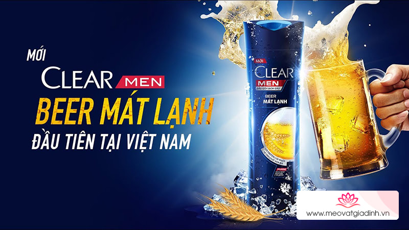 Dầu gội CLEAR Men Bia Mát Lạnh