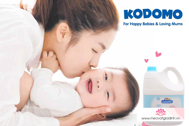 Điều gì khiến nước giặt KODOMO trở thành nhãn hiệu hàng đầu giặt xả cho bé yêu