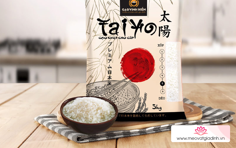 Gạo giống Nhật Bản Vinh Hiển Taiyo