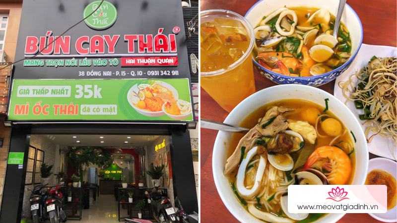 List các quán ăn, nhà hàng Thái ngon miệng nhất quận 10
