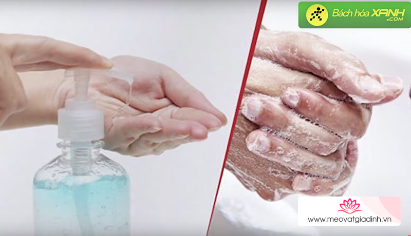 thường xuyên rửa tay với xà phòng diệt khuẩn