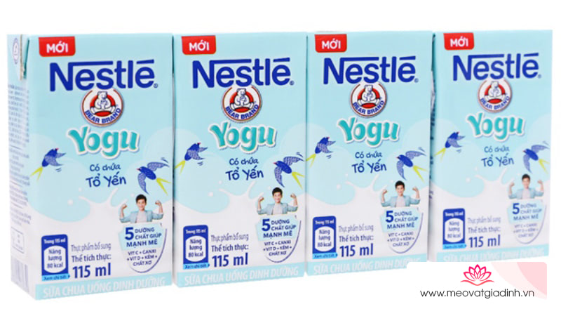 Nestlé ra mắt sữa chua uống thanh trùng có tổ yến dạng gói tiện lợi