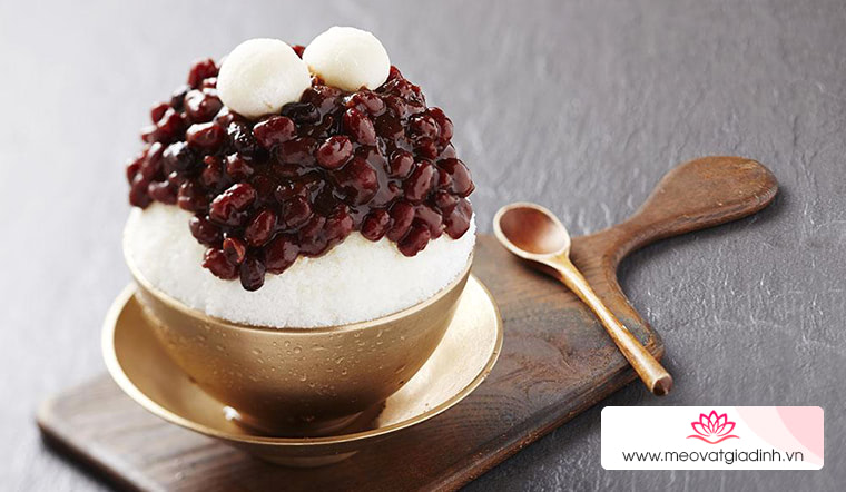 Bingsu đậu đỏ