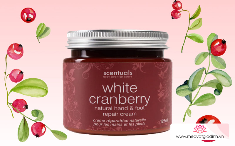Chăm sóc da tay White cranberry natural hand & foot repair cream