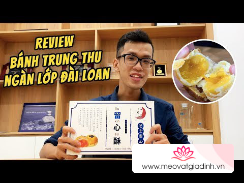 Review bánh trung thu ngàn lớp Đài Loan, ngon nhưng chưa đủ biếu tặng