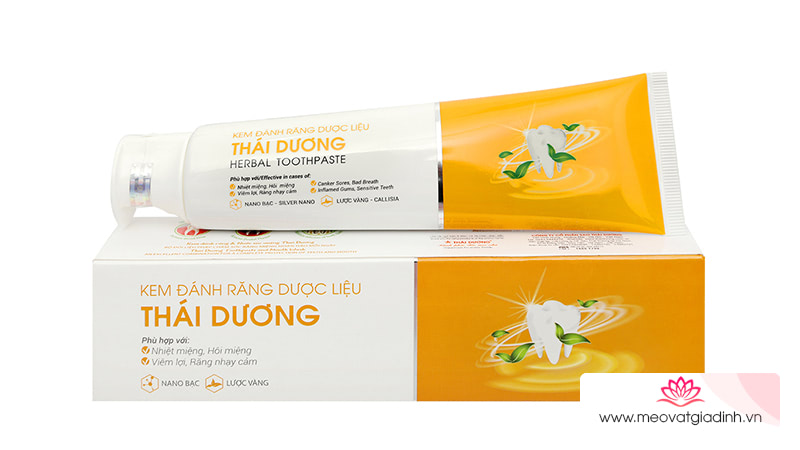 Review chi tiết kem đánh răng dược liệu Thái Dương: Thơm miệng, ngừa viêm nướu cho răng nhạy cảm