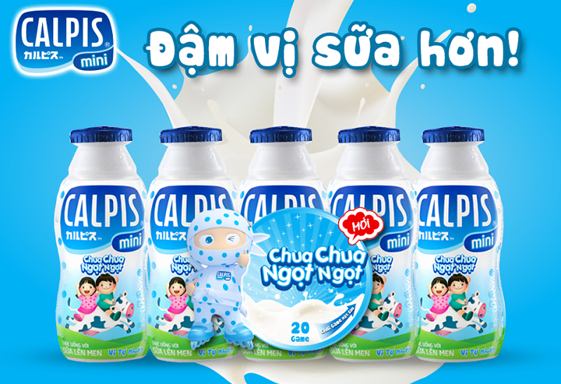 Công dụng của sữa chua uống Calpis