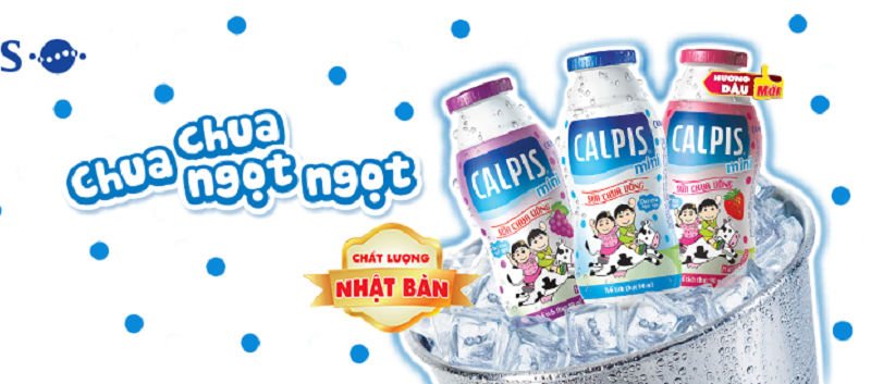 Sữa chua uống Calpis sản phẩm hỗ trợ tiêu hoá đến từ Nhật Bản