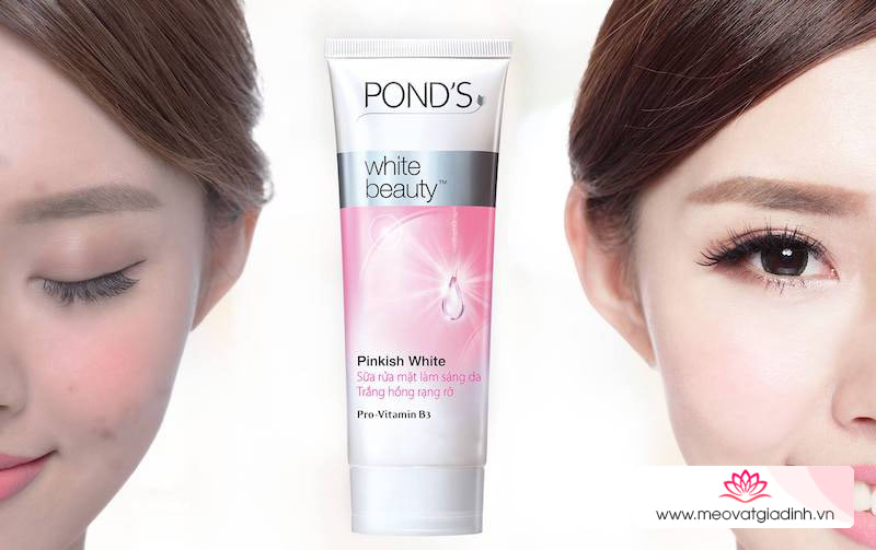 Sữa rửa mặt trắng hồng rạng rỡ Pond’s White Beauty