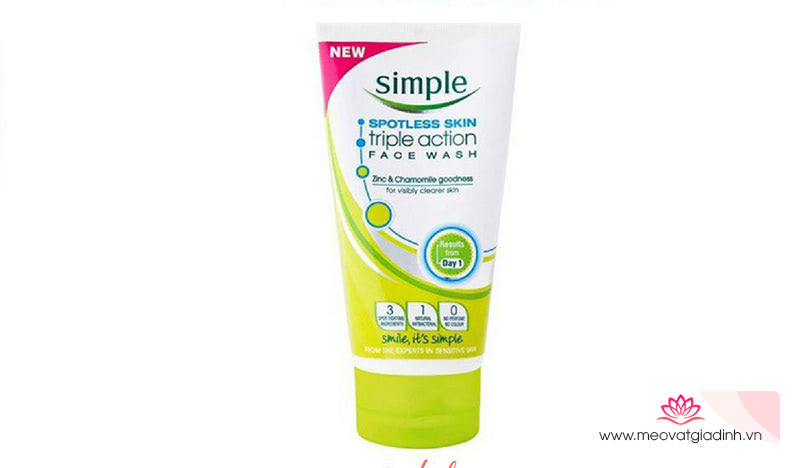 Simple Spotless Skin Triple Action Face Wash