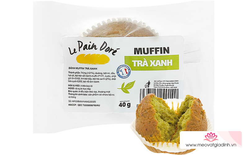 Bánh Muffin trà xanh Le Pain Dore