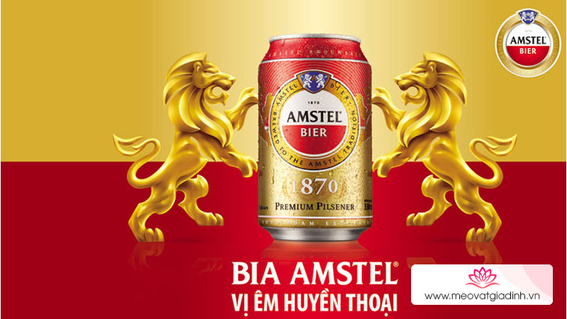 Tìm hiểu về bia Amstel, giá thành, nồng độ cồn