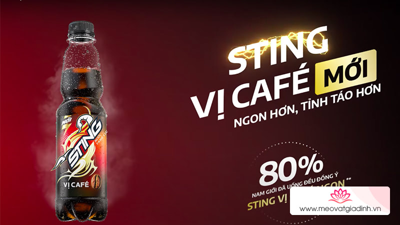 Tỉnh táo suốt cả ngày với Sting vị cà phê mới