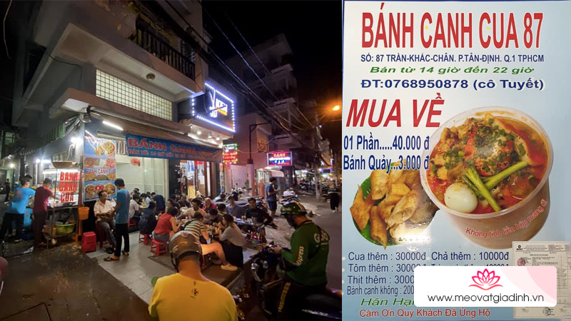 Bánh canh cua Trần Khắc Chân