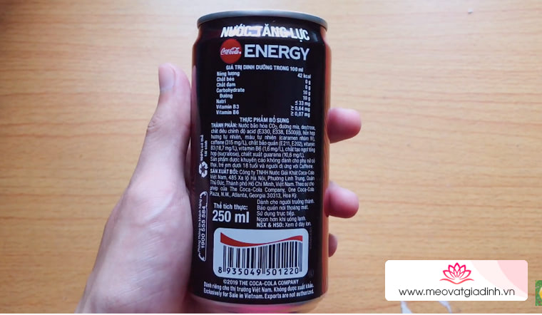 Trên tay Nước tăng lực thế hệ mới Coca Cola Energ, mới lạ và độc đáo 