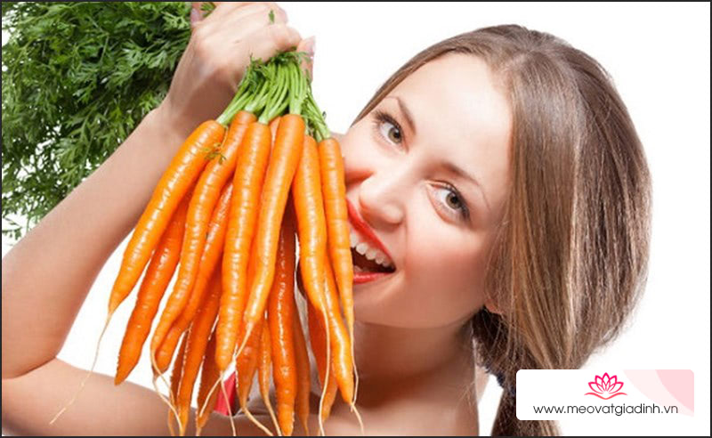 Cà rốt tốt cho da và tóc