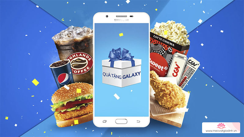 Ăn KFC, xem CGV, uống Highland miễn phí dành cho người dùng Samsung