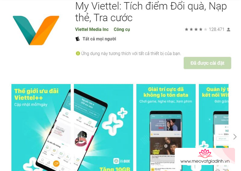 Tải ứng dụng My Viettel