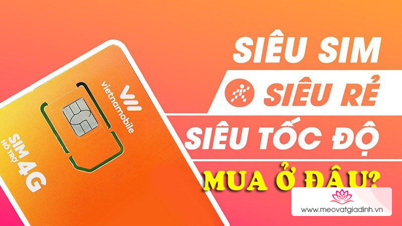 Cách mua SIÊU SIM Vietnamobile 4G qua mạng và được giao tận nhà