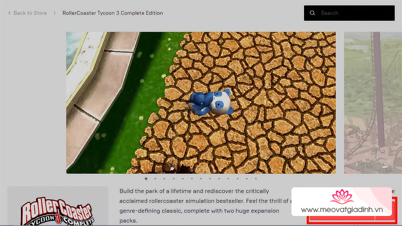 Nhận tựa game Roller Coaster Tycoon 3 Complete Edition đang miễn phí