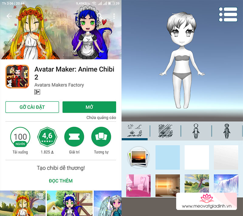 avatar maker: anime chibi 2