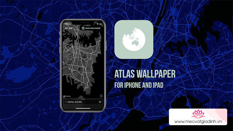 Cách tạo hình nền bản đồ đẹp, độc, lạ trên iPhone