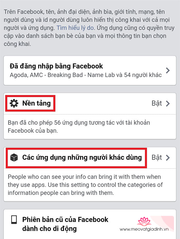 Loại bỏ ứng dụng theo dõi trên Facebook_6