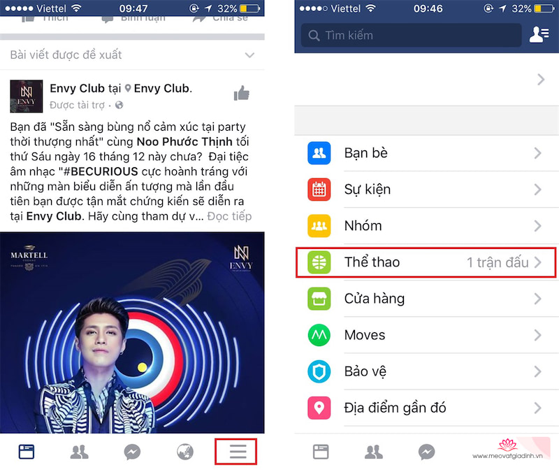 Cập nhật kết quả bóng đá ngay trên Facebook