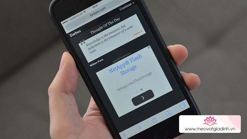 Cách chặn quảng cáo khi lướt web trên iPhone