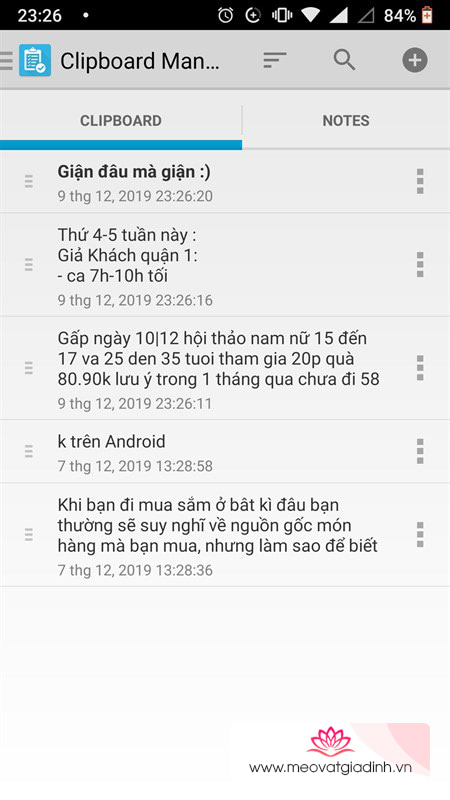 `Clipboard Manager Pro: Mẹo soạn thảo vẵn bản thông minh trên Android