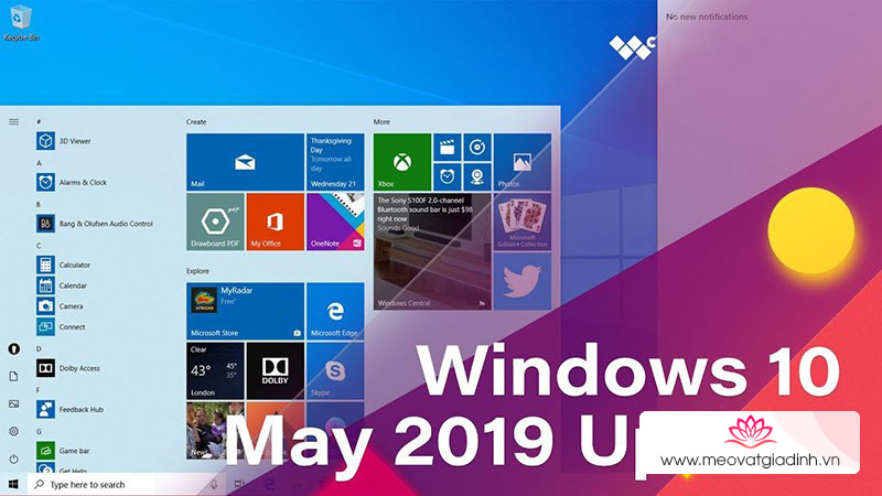 Đã có bản cập nhật Windows 10 May 2019 Update, mời bạn tải về ngay