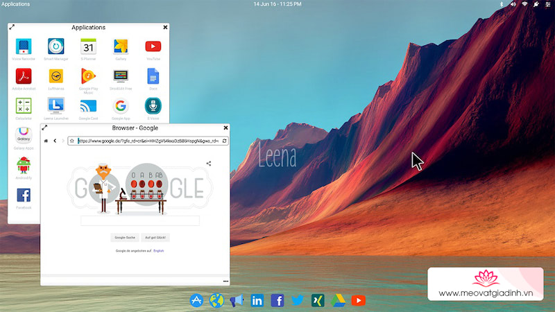 Leena Desktop UI