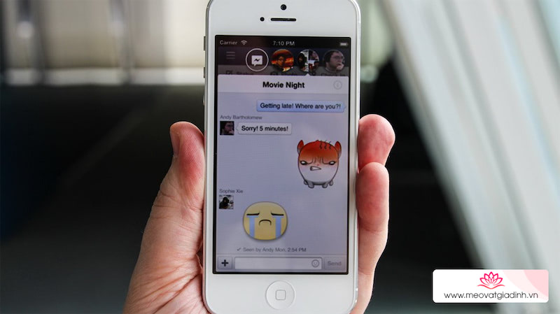 Đưa bong bóng trên Facebook về lại thiết bị iPhone