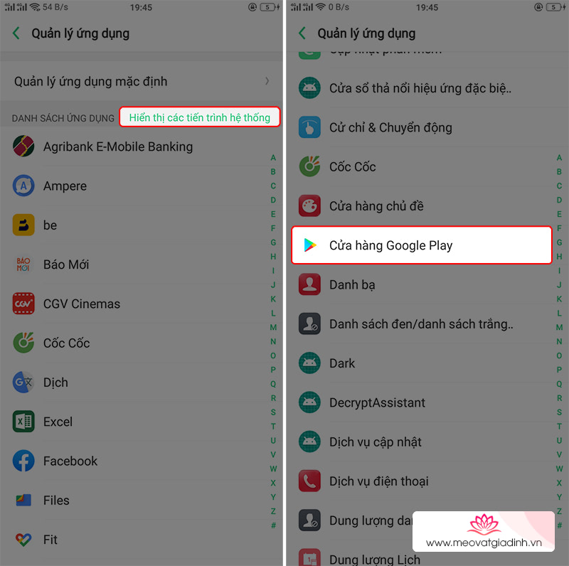 giao diện mới Google Play