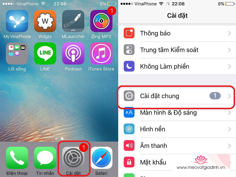 tắt cập nhật iphone