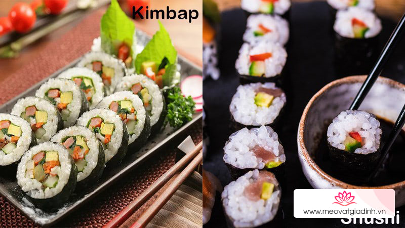 sushi vs kimbap