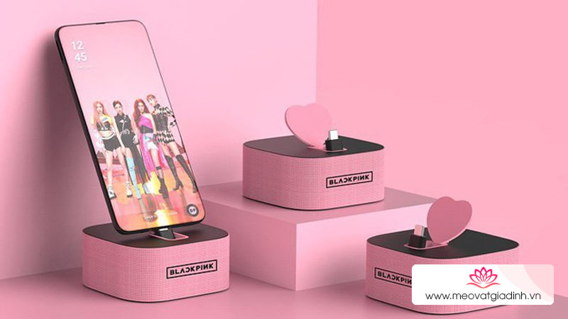 Cài bàn phím điện thoại Black Pink