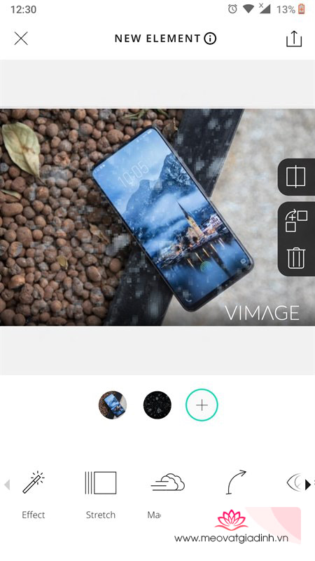 Mẹo chèn hiệu ứng động vào ảnh với ứng dụng Vimage