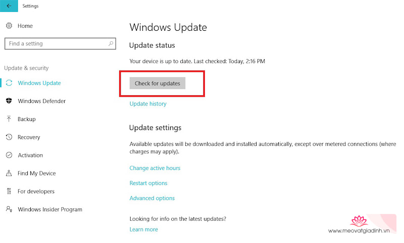 Microsoft phát hành bản cập nhật Windows 10 build 14986.1001