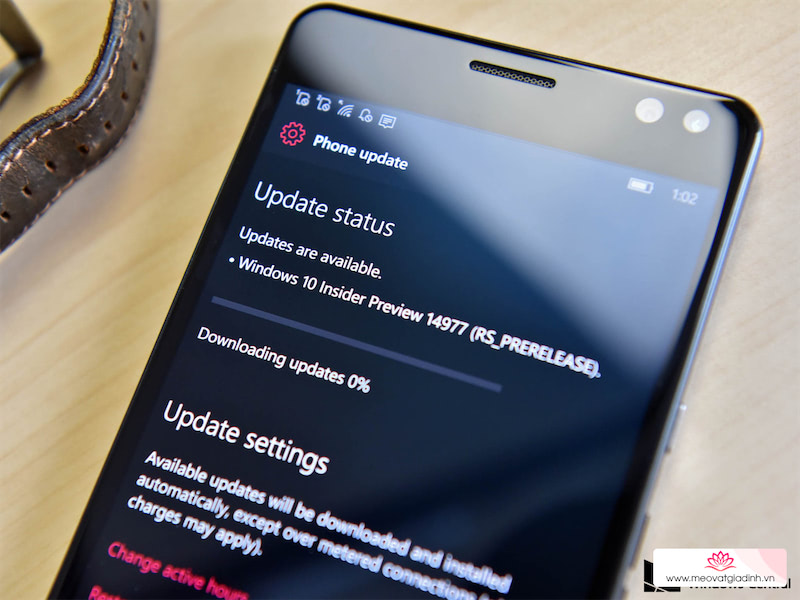 Những thay đổi trên bản cập nhật Windows 10 Mobile build 14.977